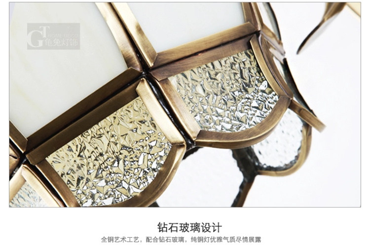 壁灯纯铜焊锡欧式壁灯床头壁灯镜前灯卧室灯饰灯具NB8402(b) NB8291-1-g
