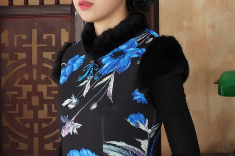 The frequency response, Ms. Tang cheongsam with improved winter dresses, for the waist dress dresses picture color 2 XL pictures, price, brand platters! Elections are good character, the national distribution, so why buy now enjoy more preferential! Health