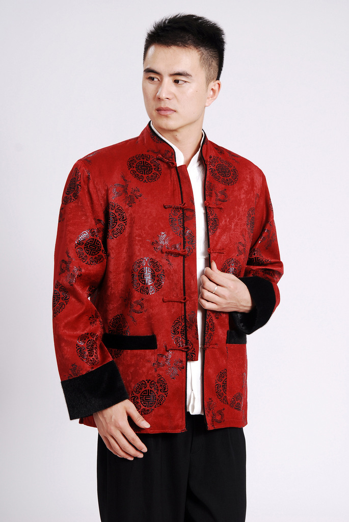 Shanghai, optimization options Tang Dynasty Men long-sleeved sweater Tang blouses men's jacket water Sable Hair Tang add cotton thick red L picture, prices, brand platters! The elections are supplied in the national character of distribution, so action, buy now enjoy more preferential! As soon as possible.