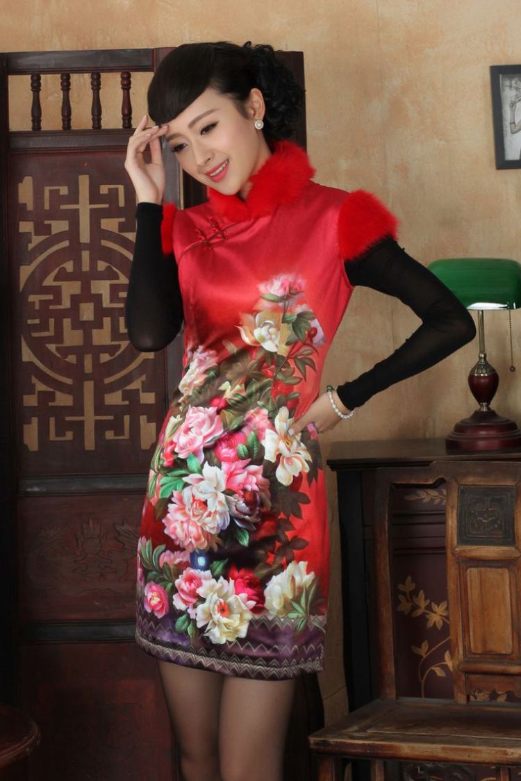 The frequency response, Ms. Tang cheongsam with improved winter dresses, for the waist dress dresses - A picture color 2 XL pictures, price, brand platters! Elections are good character, the national distribution, so why buy now enjoy more preferential! Health