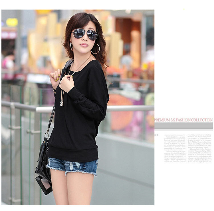 Shin Sung thick, Hin thin 2015 Autumn new products Korean women xl wild loose long-sleeved T-shirt with round collar knitting sweater, forming the basis of the girl 921 Black 3XL recommendations 150-165¨catty picture, prices, brand platters! The elections are supplied in the national character of distribution, so action, buy now enjoy more preferential! As soon as possible.