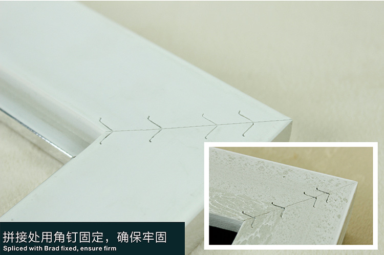 
                                        5寸7寸10寸现代简约相框 婚纱照创意摆台描银色框 13A 7寸                