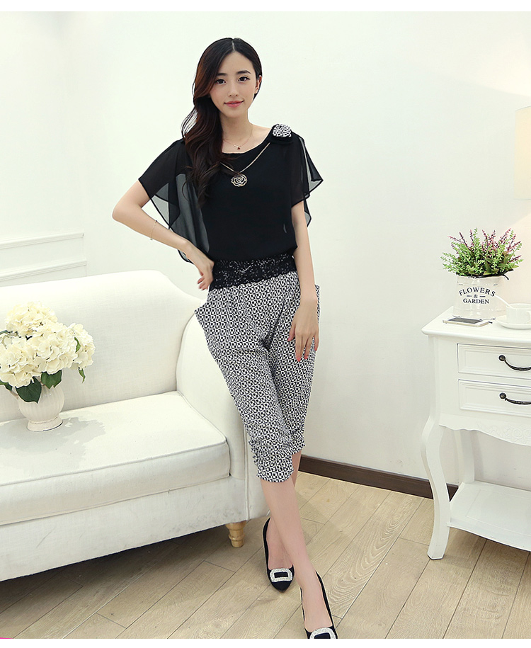 Margaret Elizabeth Kahlo's 2015 new summer leisure package Korean fashion snow woven lace stitching short sleeve women white XXL pictures, price, brand platters! Elections are good character, the national distribution, so why buy now enjoy more preferential! Health