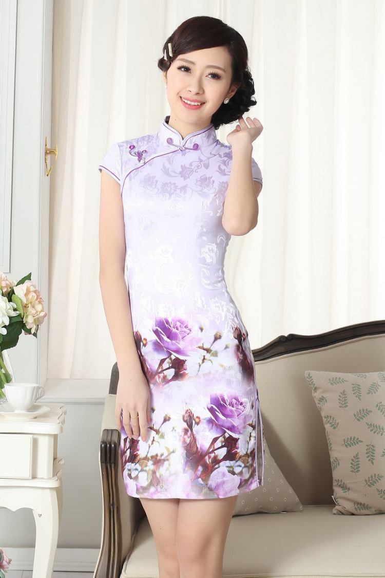 Nigeria, the Summer new women jacquard cotton daily Chinese, Sau-ying cheongsam beauty short cheongsam picture color XXL pictures, price, brand platters! Elections are good character, the national distribution, so why buy now enjoy more preferential! Health