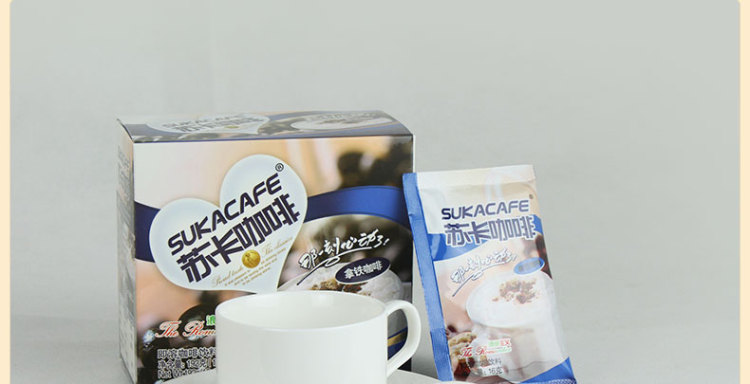 新加坡苏卡咖啡 浪漫主义系列192g拿铁咖啡 速