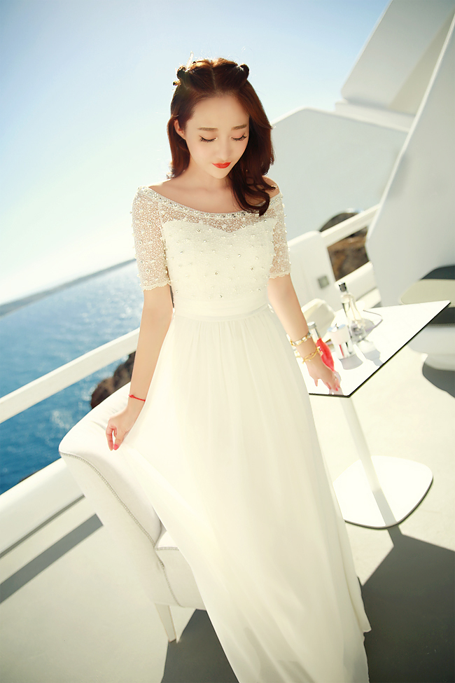 M poetry from 2015 new seaside resort bridesmaid dresses the dresses wedding bridal banquet evening dress dresses 016 white XL pictures, price, brand platters! Elections are good character, the national distribution, so why buy now enjoy more preferential! Health