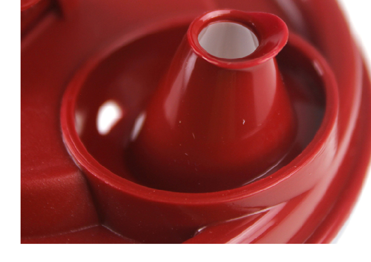 特百惠Tupperware 650ml中油壶2件套 经典红