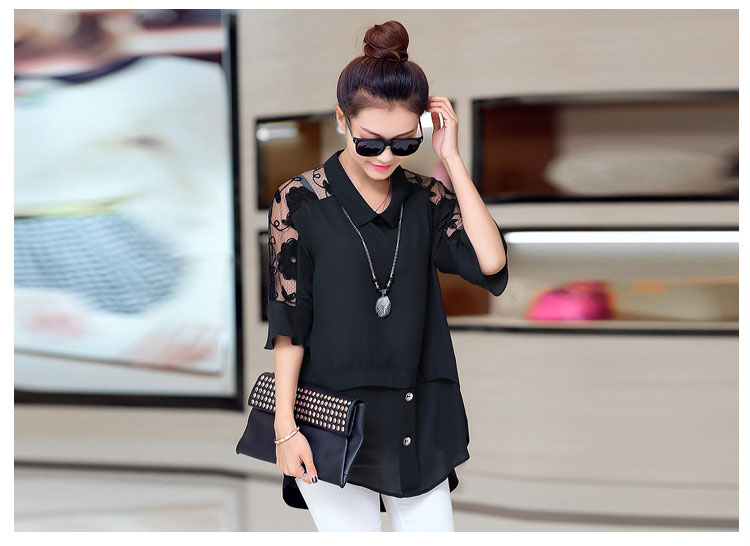 El-ju 2015 Autumn Yee Nga new high-code women chiffon shirt to intensify the Netherlands YZ5267 forming the black L picture, prices, brand platters! The elections are supplied in the national character of distribution, so action, buy now enjoy more preferential! As soon as possible.