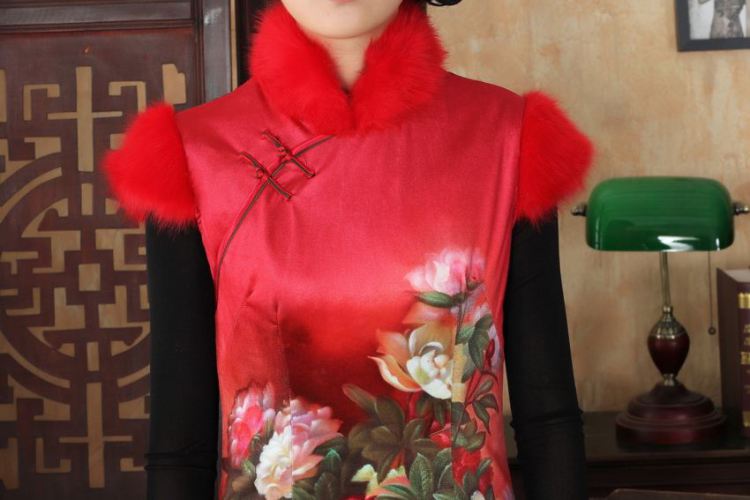 Ms. 27.41 picking qipao Tang dynasty improved winter cheongsam collar Foutune of dress dresses -A picture color S picture, prices, brand platters! The elections are supplied in the national character of distribution, so action, buy now enjoy more preferential! As soon as possible.