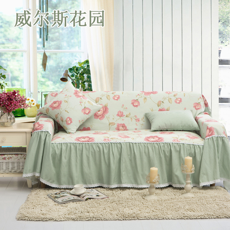 
                                        路派LUPAI   加厚帆布印花沙发套双人沙发巾全包防滑沙发罩沙发垫 帆布沙发套神秘恋人 210*350cm四人                