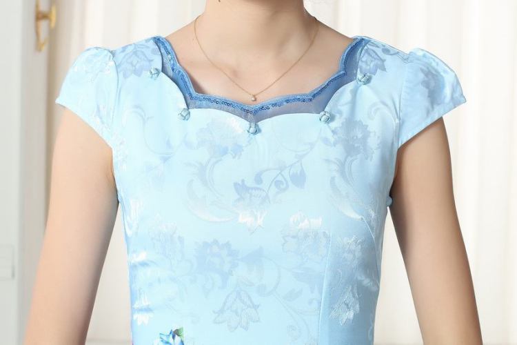 The broadband new summer elegance Chinese qipao improved graphics thin short cheongsam picture color 2 XL pictures, price, brand platters! Elections are good character, the national distribution, so why buy now enjoy more preferential! Health