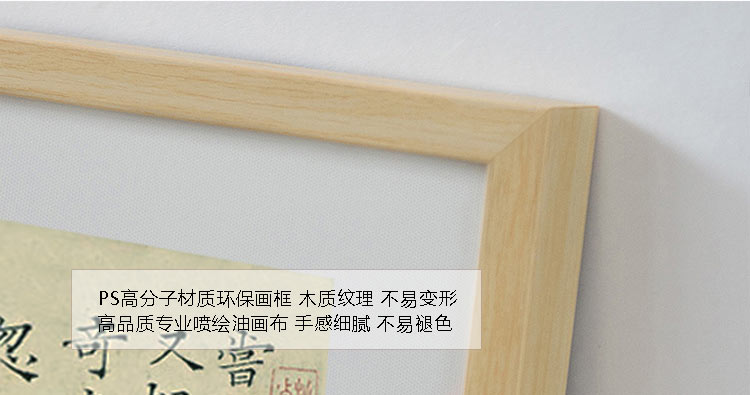 
                                        山迪 客厅装饰画玄关餐厅挂画背景墙壁画新中式国画水墨画 繁花集-三件套 50X60cm木色画框                