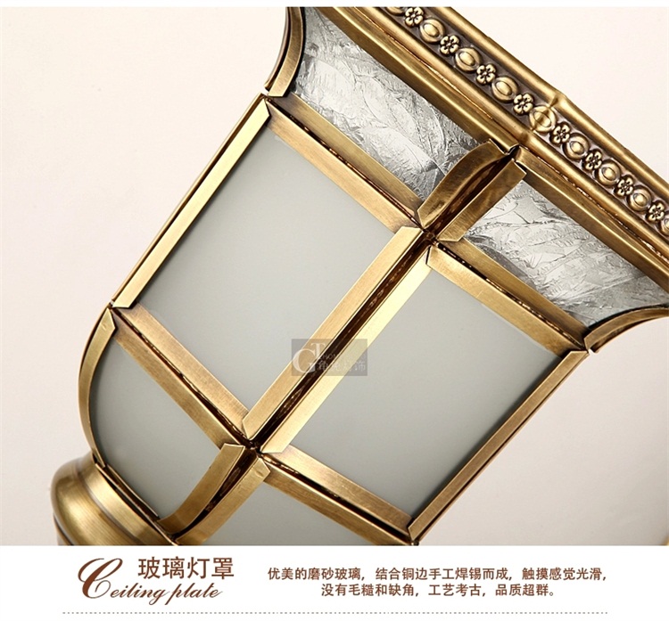美式壁灯全铜壁灯 欧式壁灯美式地中海简约床头灯双头壁灯NB8530<a>