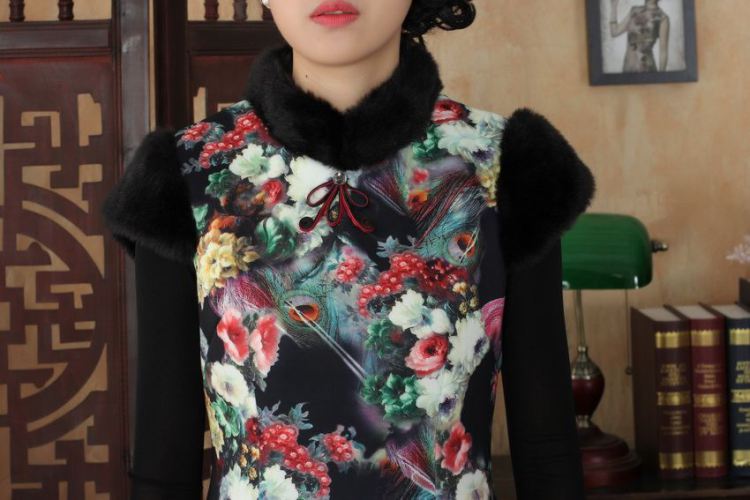 Ms. 27.41 picking qipao Tang dynasty improved winter cheongsam collar Foutune of dress dresses picture color 2XL Photo, prices, brand platters! The elections are supplied in the national character of distribution, so action, buy now enjoy more preferential! As soon as possible.