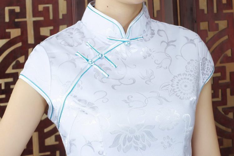 Nigeria, following her dress cheongsam Chinese qipao improved skirt Chinese short Ethnic Wind dress dresses picture color XXL pictures, price, brand platters! Elections are good character, the national distribution, so why buy now enjoy more preferential! Health