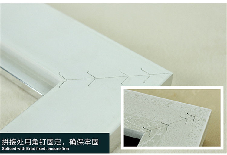 
                                        艾舍 现代简约精致水晶相框  可放照片 婚纱照 7寸                