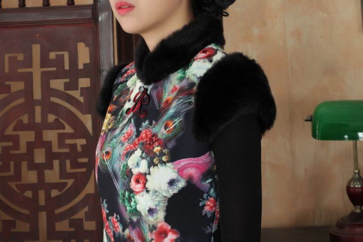 The frequency response, Ms. Tang cheongsam with improved winter dresses, for the waist dress dresses picture color 2 XL pictures, price, brand platters! Elections are good character, the national distribution, so why buy now enjoy more preferential! Health