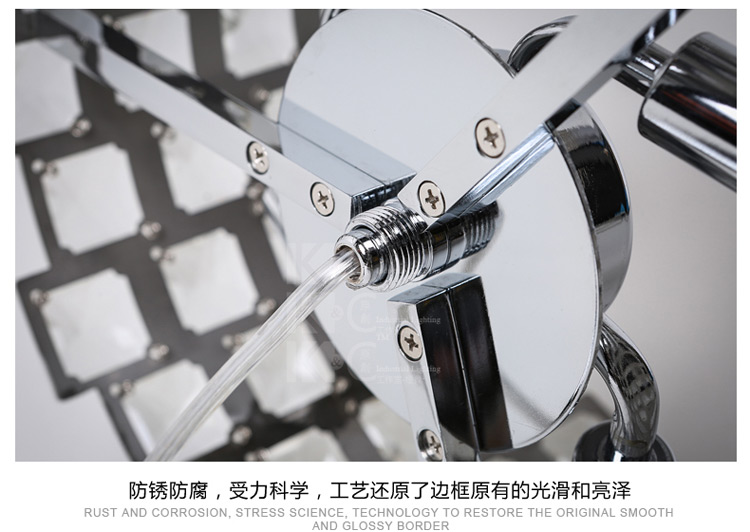 
                                        kc灯具水晶欧式落地灯现代简约创意客厅卧室立式落地台灯 KC-F9030-4                