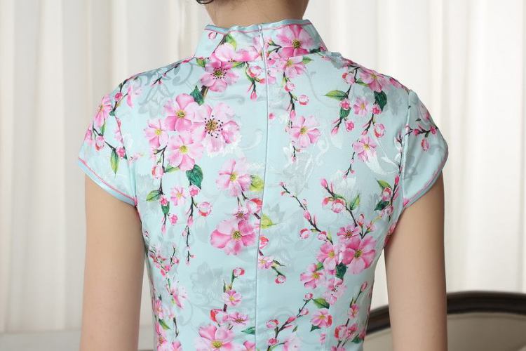 The broadband lady stylish jacquard cotton cultivating short cheongsam dress new Chinese qipao gown picture color 2 XL pictures, price, brand platters! Elections are good character, the national distribution, so why buy now enjoy more preferential! Health