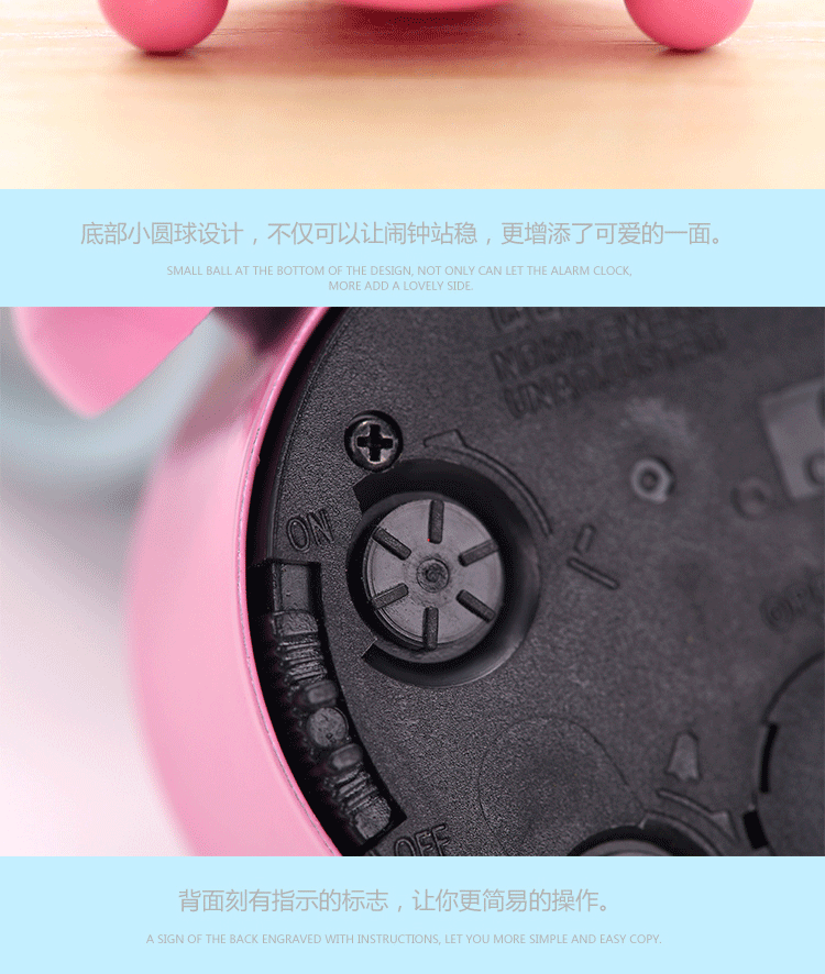 袖珍闹表创意闹钟创意儿童电子闹钟床头迷你闹钟小学生金属闹表创意礼品送小孩 23号