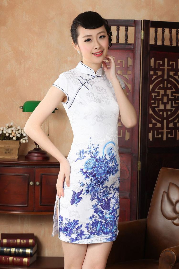 Nigeria, the cheongsam dress, Ms. Tang fitted dresses improved national wind antique stamp cheongsam dress dress D 0228 XXL pictures, price, brand platters! Elections are good character, the national distribution, so why buy now enjoy more preferential! Health