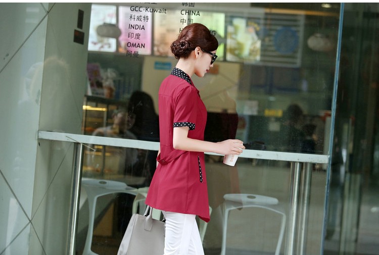 A pleasant, year, older women 2015 spring new larger mother load loose shirt short-sleeve summer shirt ybl 622 short-sleeve, the red XXXL pictures, price, brand platters! Elections are good character, the national distribution, so why buy now enjoy more preferential! Health