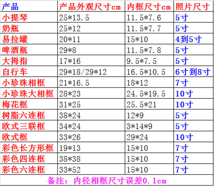 
                                        爱尚品珍珠相框abs树脂相框白色珍珠创意品牌艺术相框婚纱儿童写真生活照装饰礼品桌摆台 单车恋人相框                