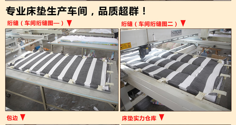 幕寝 床垫床褥 压线款单双人榻榻米床褥子 席梦思伴侣 花开半夏  150*200cmcm床约2.4kg