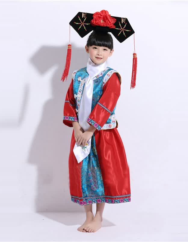 时光叙 清朝小格格服小公主小皇妃格格服 还珠格格古装cos女 年会必备