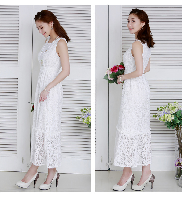 C.o.d. 2015 Summer new dresses sourcing Korean new summer, lace stylish look long skirt black XXXL picture, prices, brand platters! The elections are supplied in the national character of distribution, so action, buy now enjoy more preferential! As soon as possible.