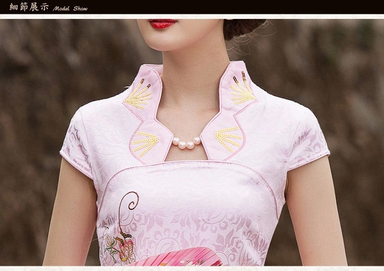 Of the new Nora 2015 Summer stylish improved cheongsam dress daily video thin qipao gown of Sau San short pink S picture, prices, brand platters! The elections are supplied in the national character of distribution, so action, buy now enjoy more preferential! As soon as possible.