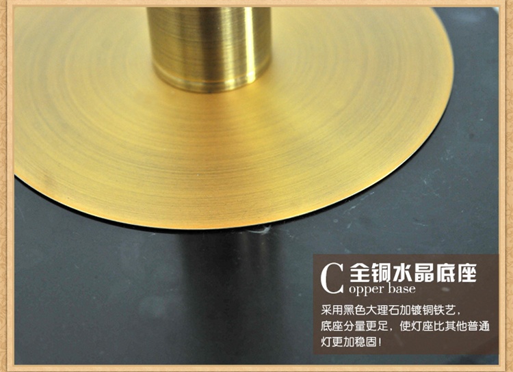 落地灯欧式新古典水晶LED落地灯后现代客厅书房卧室落地灯L31