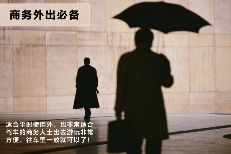 蒲公英24骨商务雨伞男士超大防风防紫外线弯柄伞长柄伞户外防风防暴雨晴雨伞广告伞 24骨黑色
