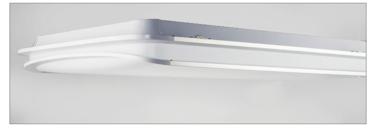 奥朵灯饰 现代简约led吸顶灯 长方形客厅餐厅卧室照明灯具 CL40349-大号-89cm 无极调光+遥控