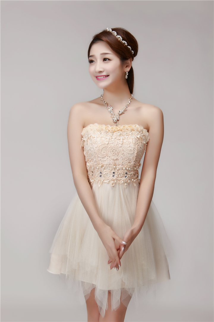 The 2015 summer lip dresses manually staple pearl diamond temperament and Sau San groups chest bridesmaid dress skirt white L picture, prices, brand platters! The elections are supplied in the national character of distribution, so action, buy now enjoy more preferential! As soon as possible.