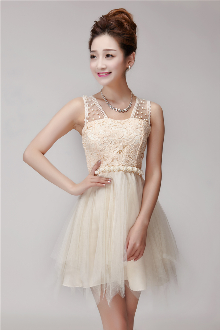 Ya Man Fei bridesmaid services 2015 new bridesmaid mission dress evening dresses and sisters skirts banquet in a small dress summer short apricot L photo, prices, brand platters! The elections are supplied in the national character of distribution, so action, buy now enjoy more preferential! As soon as possible.