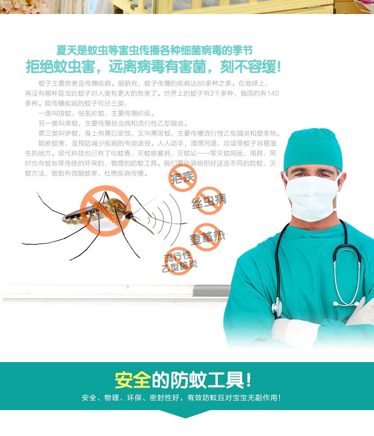 悟居 婴儿床蚊帐 童床蚊帐宝宝床蚊帐落地圆顶宫廷式 蓝色