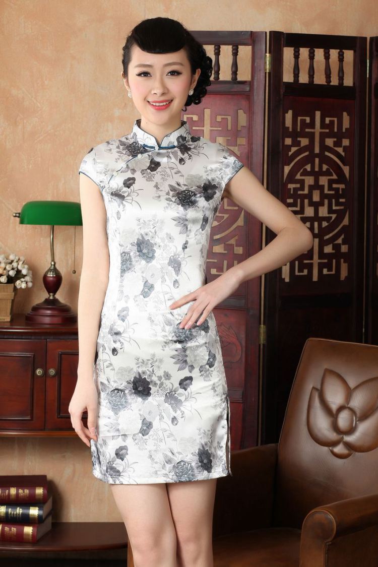 Nigeria, the cheongsam dress, Ms. Tang replace dresses improved national wind antique paintings cheongsam dress dress picture color L pictures, price, brand platters! Elections are good character, the national distribution, so why buy now enjoy more preferential! Health