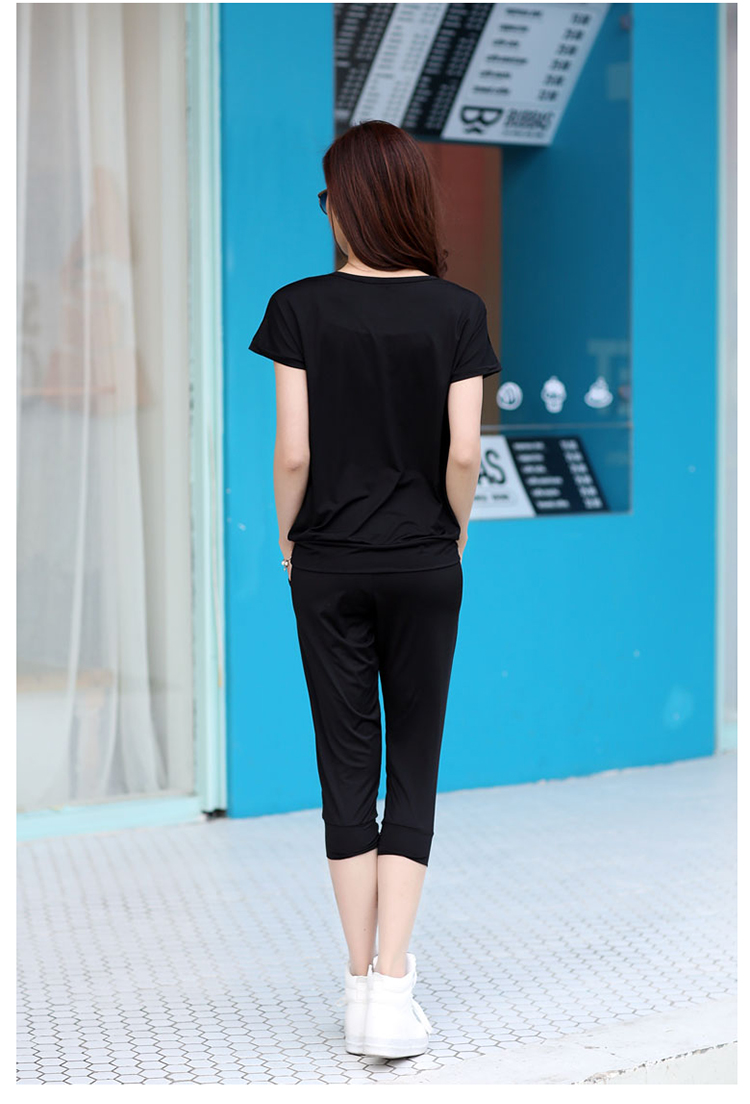 Colorful nickname Julia 2015 thick MM and indeed XL video thin package summer Korean sport and leisure two-piece dress thin black XXL pictures, price, brand platters! Elections are good character, the national distribution, so why buy now enjoy more preferential! Health