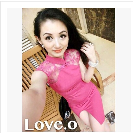 Lin's flowers 2015 new European and American-feminine 10 foot lace fluoroscopy the forklift truck cheongsam dress black are code pictures, price, brand platters! Elections are good character, the national distribution, so why buy now enjoy more preferential! Health