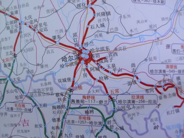 2017中国铁路交通图 铁路地图挂图 货运交通挂图 大幅面整张 1.65*1.