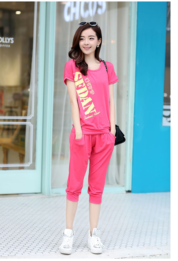 Colorful nickname Julia 2015 thick MM and indeed XL video thin package summer Korean sport and leisure two-piece dress thin black XXL pictures, price, brand platters! Elections are good character, the national distribution, so why buy now enjoy more preferential! Health