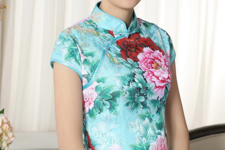 Nigeria, the new summer elegance Chinese qipao Chinese graphics thin short cheongsam picture color XL pictures, price, brand platters! Elections are good character, the national distribution, so why buy now enjoy more preferential! Health