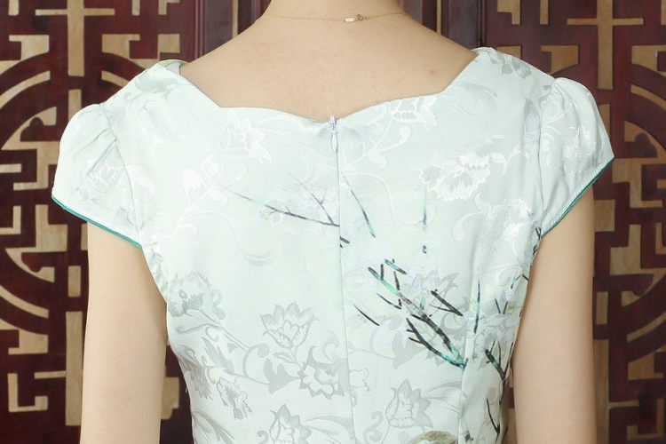 Nigeria, the cheongsam dress, Ms. Tang fitted dresses improved national wind antique stamp cheongsam dress dress picture color XXL pictures, price, brand platters! Elections are good character, the national distribution, so why buy now enjoy more preferential! Health