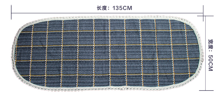 
                                                            夏季汽车坐垫 棉线编织汽车垫夏天汽车座垫四季通用 千鸟格 2条前排+1条后排 三件套装                