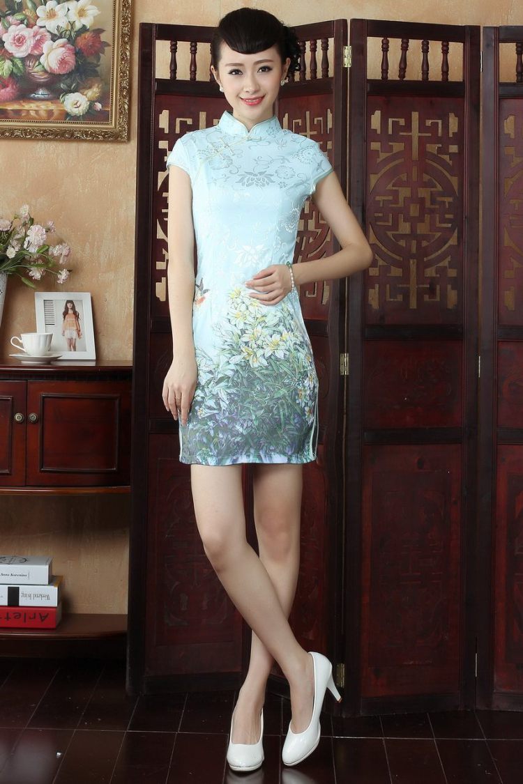Nigeria, following her dress Chinese cheongsam beauty enhancement stamp Chinese cheongsam dress picture color XXL pictures, price, brand platters! Elections are good character, the national distribution, so why buy now enjoy more preferential! Health