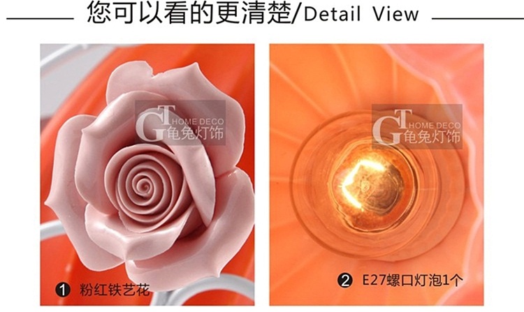 【龟兔】台灯创意台灯 欧式田园台灯 白天鹅 茶壶台灯 床头灯GTCH02