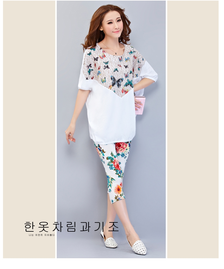 Oh, the 2015 summer new, larger female thick MM loose cotton T-shirt, long, short-sleeved shirts 7 pants and indeed increase casual clothes sportswear white two-piece XXXXL pictures, price, brand platters! Elections are good character, the national distribution, so why buy now enjoy more preferential! Health