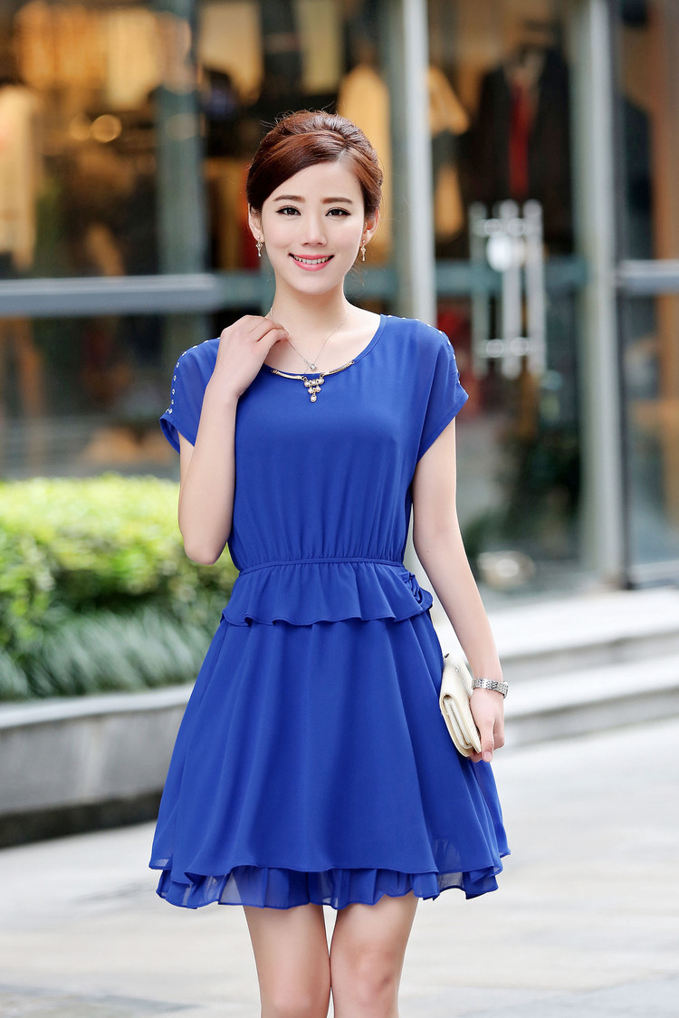 Sit back and relax, the year older women 2015 summer new mothers with larger female casual relaxed short-sleeved snow woven dresses ybl 531 Po blue XXXL pictures, price, brand platters! Elections are good character, the national distribution, so why buy now enjoy more preferential! Health