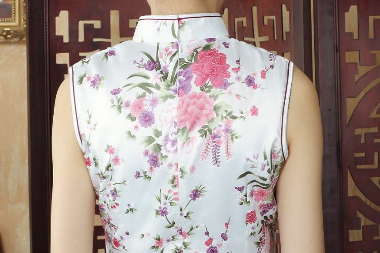 For Pont Sondé Ms. Diana elegant qipao Tang with improved summer dresses, for a tight stamp dress dresses J 5022 white XXL pictures, price, brand platters! Elections are good character, the national distribution, so why buy now enjoy more preferential! Health